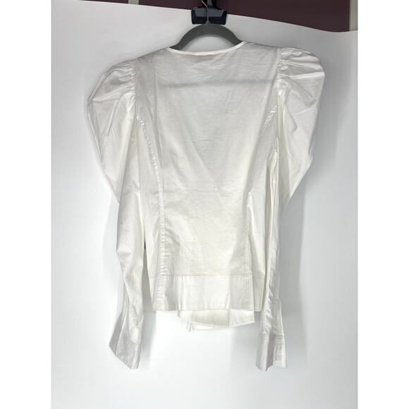 Jason Wu NWT white wrap around top S - Picture 2 of 7